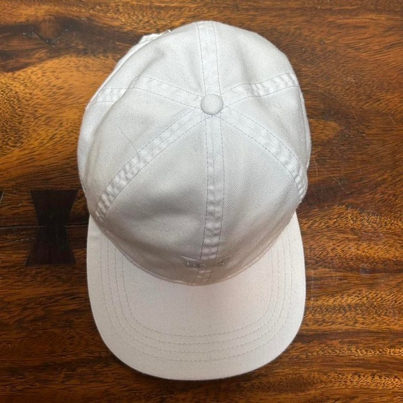 White Levi Strauss Denim White Adjustable Hat - Picture 2 of 3
